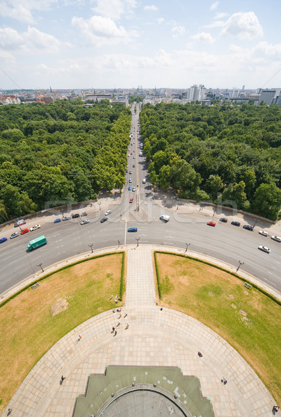 Panorama Berlin forêt rue arbres été [[stock_photo]] © Hochwander