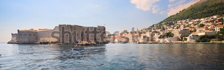Dubrovnik panoramica view Croazia vecchio Foto d'archivio © Hochwander
