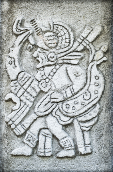 Ancient Mayan hieroglyph Stock photo © Hochwander