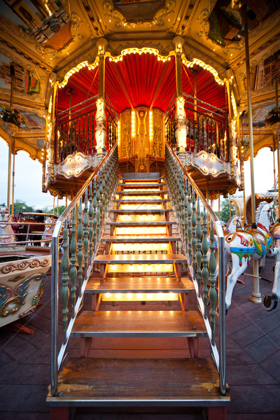 [[stock_photo]]: Coloré · carrousel · Paris · Tour · Eiffel · lumière · amusement