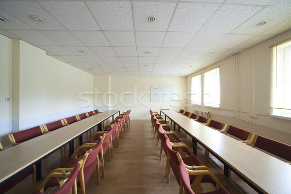 Conferentiezaal college business venster kamer conferentie Stockfoto © Hochwander