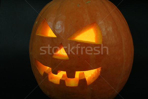 face of halloween pumpkin Stock photo © Hochwander