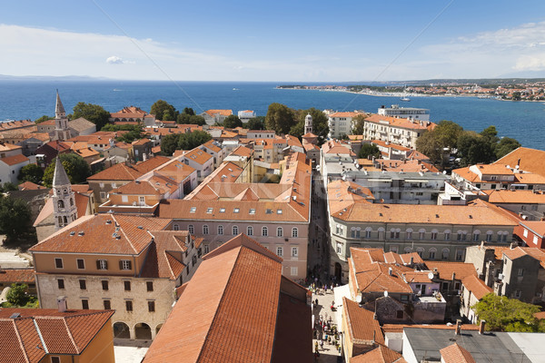 Panorama of Zadar Stock photo © Hochwander