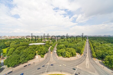 Panorama Berlin forêt rue arbres été [[stock_photo]] © Hochwander