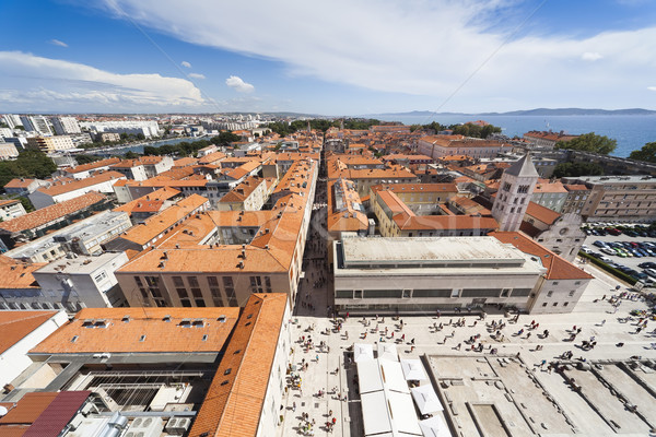 Panorama of Zadar Stock photo © Hochwander