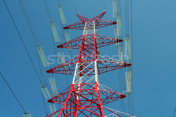 Power line Stock photo © Hochwander
