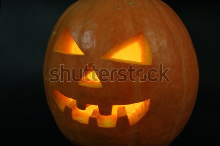 face of halloween pumpkin Stock photo © Hochwander