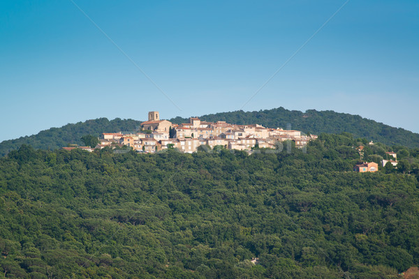 City of Gassin - french riviera Stock photo © Hochwander