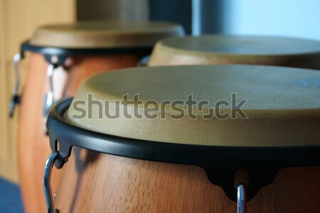three old bongos Stock photo © Hochwander