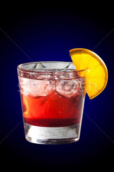 Cocktail with grenadine juice and lemon Stock photo © Hochwander