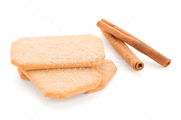 Scorţişoară cookie cookie-uri izolat alb alimente Imagine de stoc © homydesign