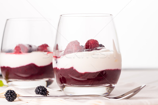 Yogurt desert Stock photo © homydesign