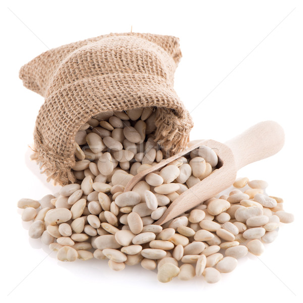 White beans bag Stock photo © homydesign