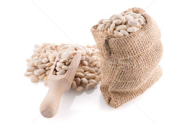 White beans bag Stock photo © homydesign