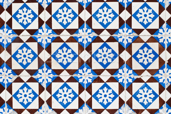 Portuguese glazed tiles 155 Stock photo © homydesign