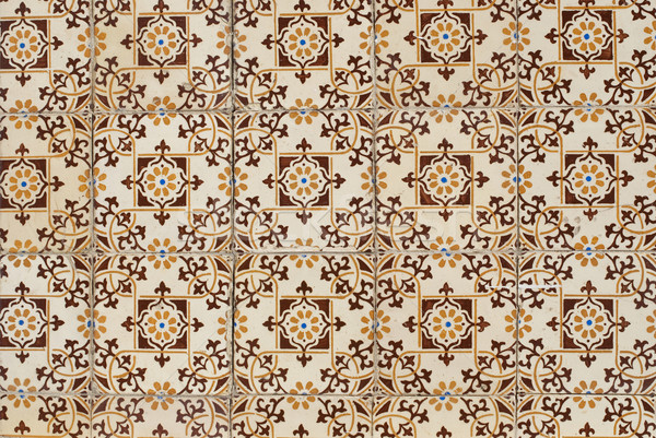 Portuguese glazed tiles 125 Stock photo © homydesign