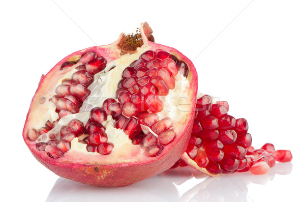 Half pomegranate fruit Stock photo © homydesign