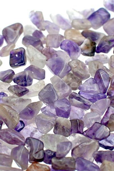 紫晶 碎石 項鍊 手鐲 珠 孤立 商業照片 © homydesign