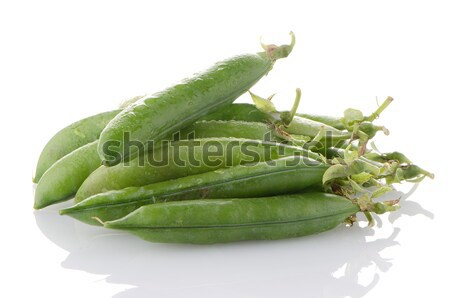 Zöldbab hüvely fehér étel tájkép konyha Stock fotó © homydesign