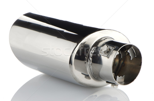 Esportes esgotar tubo carro branco acelerar Foto stock © homydesign