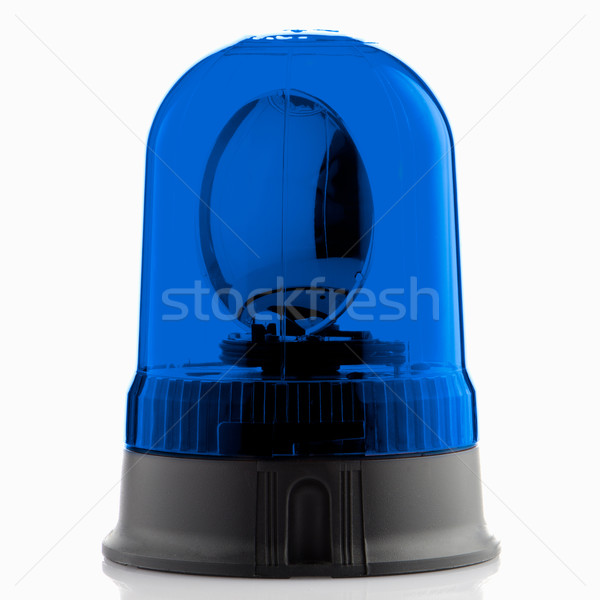Blue rotating beacon  Stock photo © homydesign
