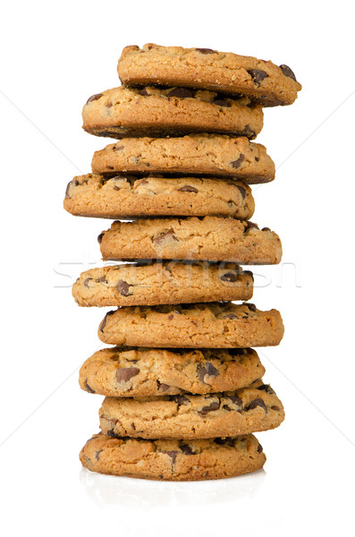 Chocolate chip cookies Stock photo © homydesign