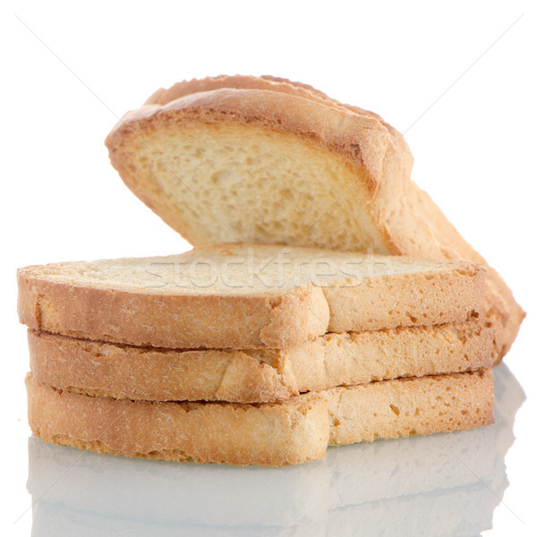 Golden brown toast Stock photo © homydesign