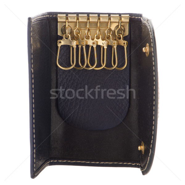 Leather key chain Stock photo © homydesign