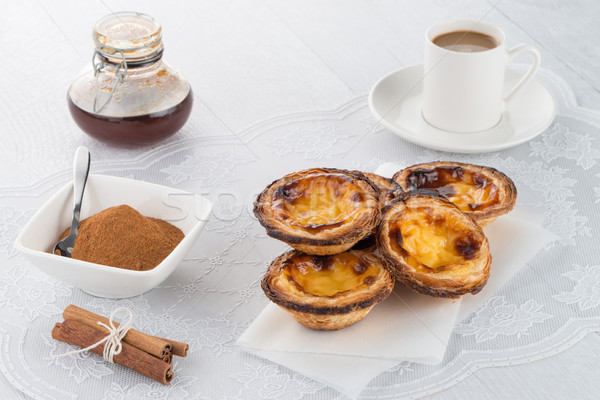 Egg tarts  Stock photo © homydesign