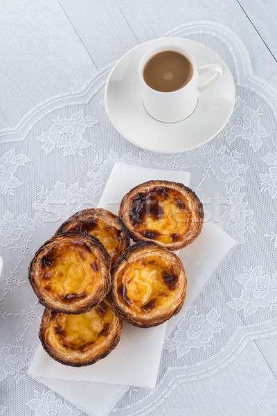 Egg tarts  Stock photo © homydesign