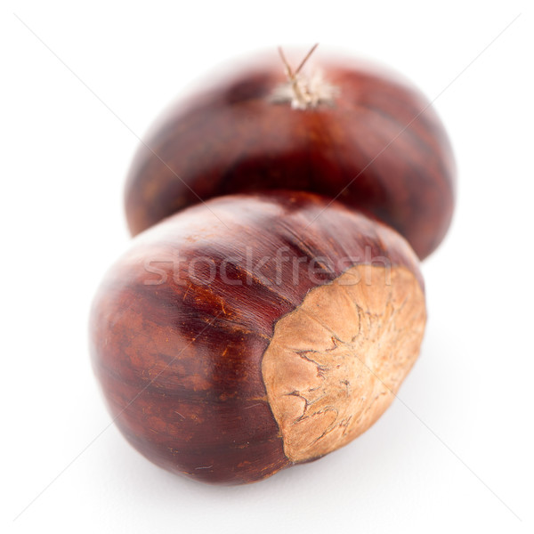 Chestnuts with shell  Stock photo © homydesign