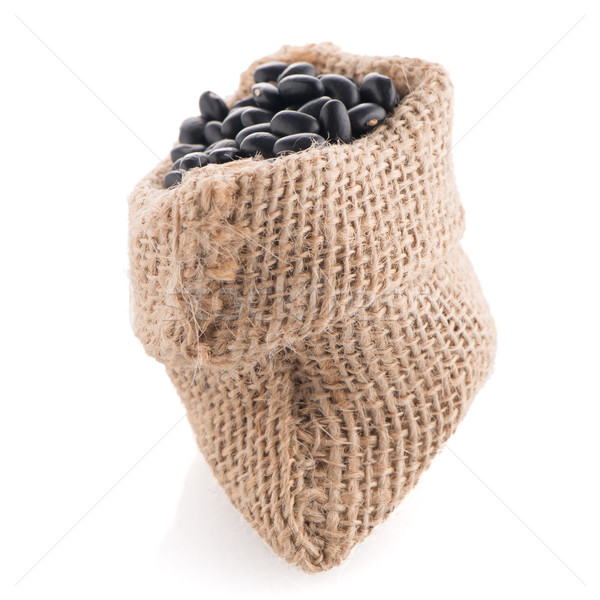 Black beans bag Stock photo © homydesign