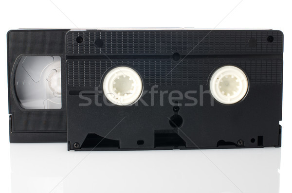 Zdjęcia stock: Starych · wideo · odizolowany · biały · telewizji · technologii