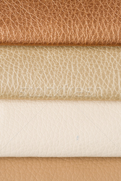 Natural brown leather Stock photo © homydesign