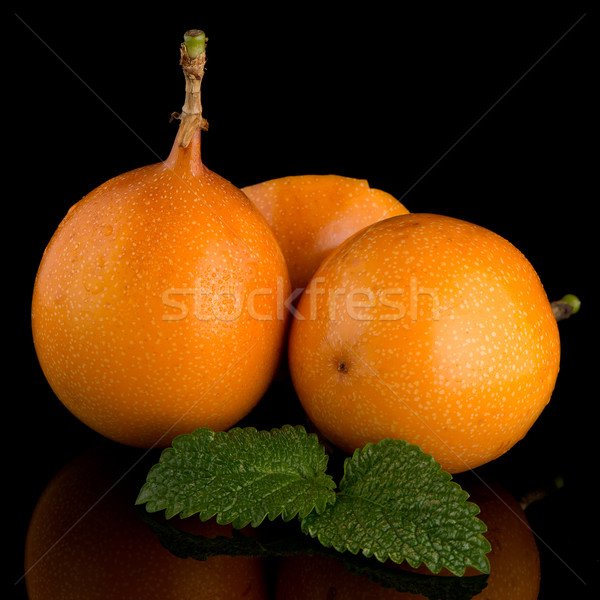 [[stock_photo]]: Passion · fruits · alimentaire · fond · orange · tropicales