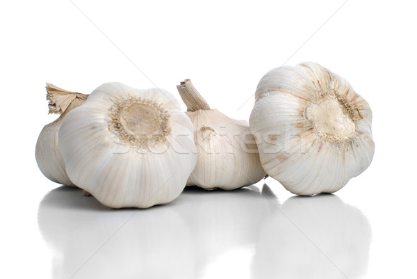 Three garlic Stock photo © homydesign