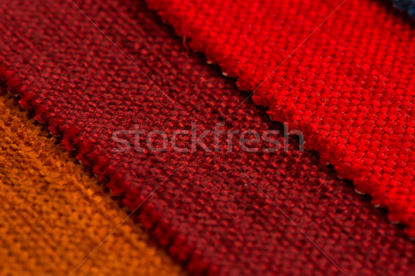 Multi color fabric texture samples Stock photo © homydesign
