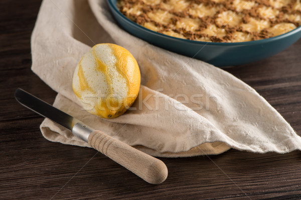 Aletria vermicelli pudding Stock photo © homydesign