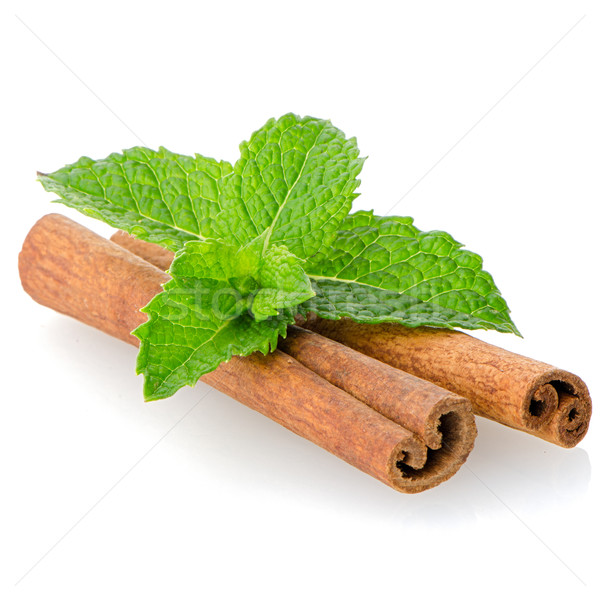 Cinnamon sticks Stock photo © homydesign