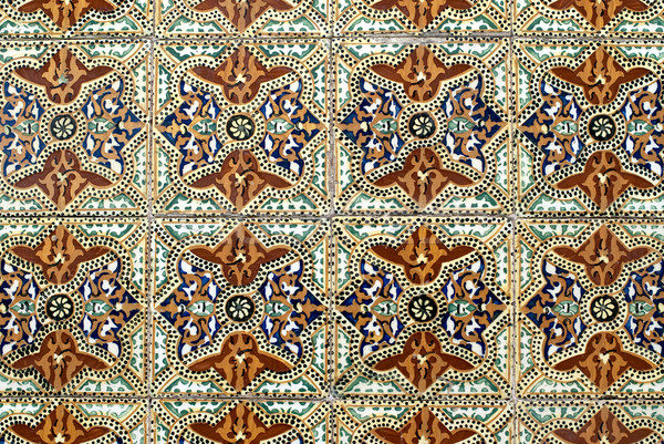 Portuguese glazed tiles 011 Stock photo © homydesign