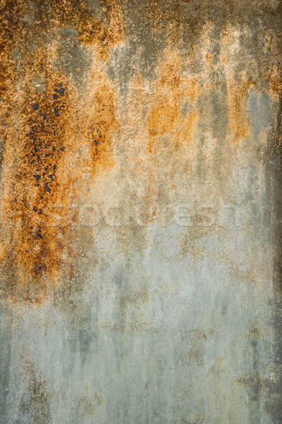 Foto stock: Enferrujado · textura · do · metal · umidade · ar · parede · abstrato