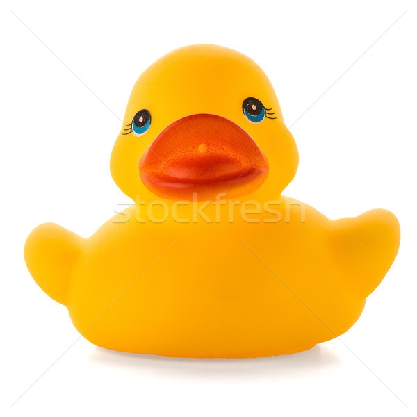 Stock photo: Yellow rubber duck