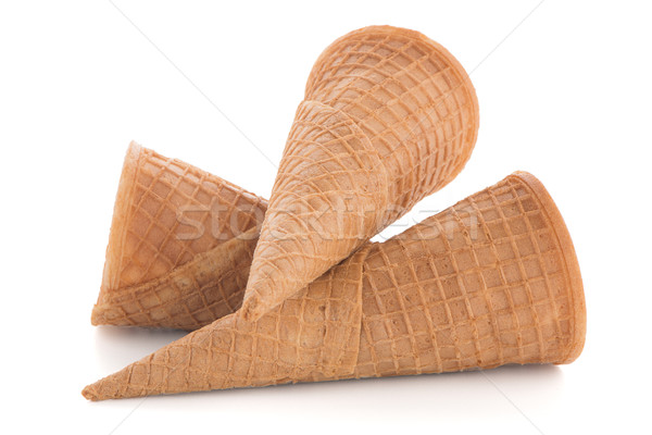 Stock photo: Wafer cones