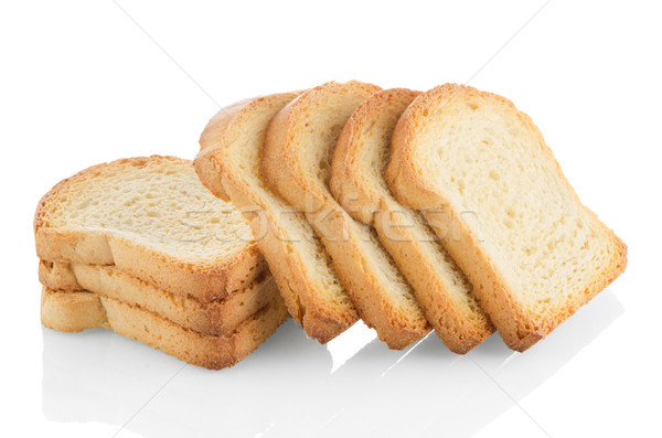 Golden brown toast Stock photo © homydesign