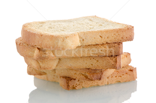 Golden brown toast Stock photo © homydesign