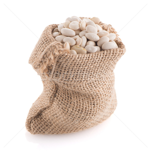 White beans bag Stock photo © homydesign