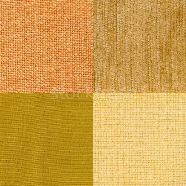 Establecer amarillo tejido textura resumen Foto stock © homydesign