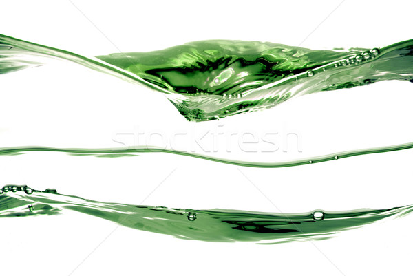 Green water waves Stock photo © homydesign