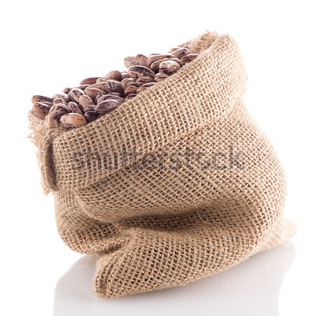 Pinto beans bag Stock photo © homydesign