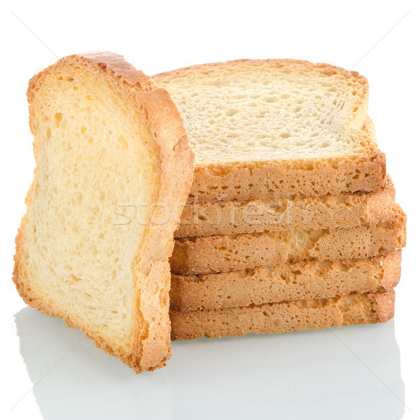 Golden brown toast Stock photo © homydesign